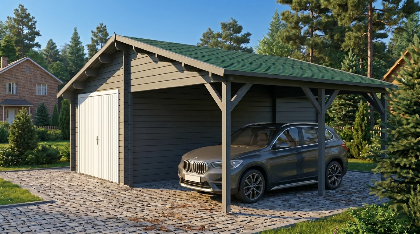 Garage+carport 22.30 x 183.72 ft - Image 2