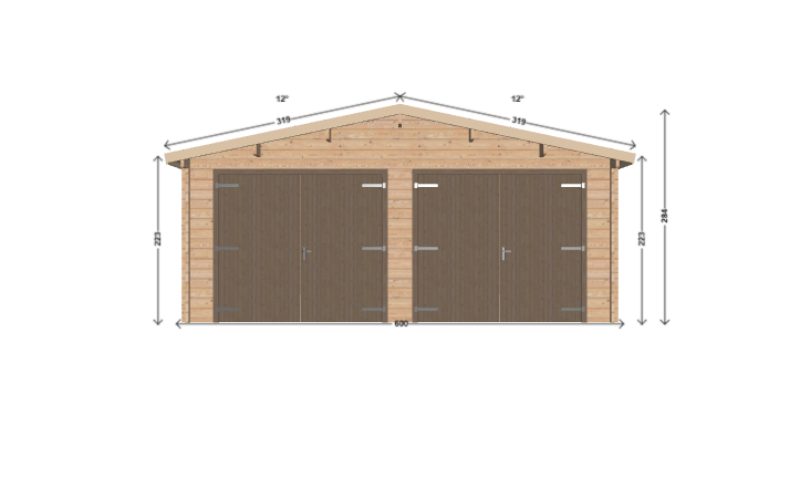 Garage 19.69x19.69 ft-Standard (no gate) - Image 6