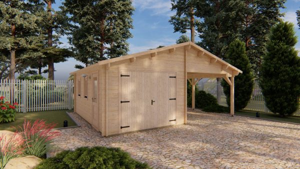Garage+carport 6,8x5,6 m - Image 4