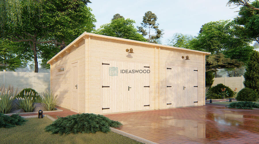 Garage 22.97x18.04 ft-UK (no gate)