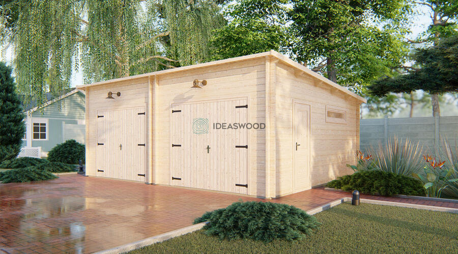 Garage 22.97x18.04 ft-UK (no gate) - Image 3