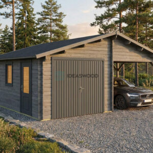 Garage+carport 22.31x18.37 ft-Standard (no gate)