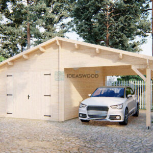 Garage+carport 22.31x18.37 ft-UK (no gate)