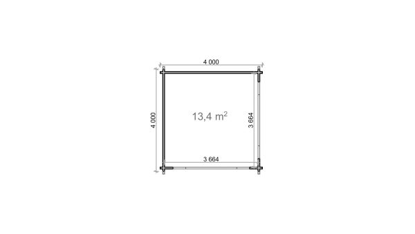 Pergola Haga 13.12 x 13.12 ft - Image 4