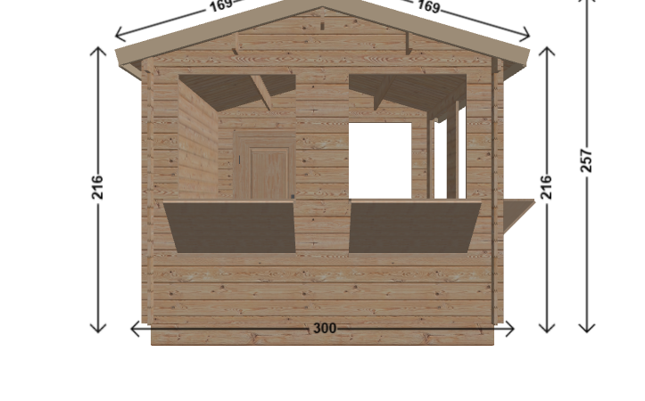 Kiosk 9.84x9.84 ft - Image 3