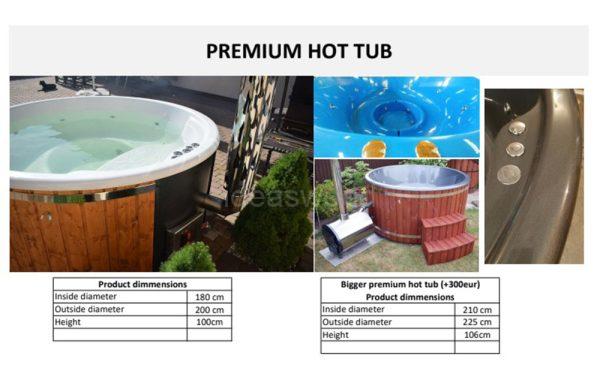 Hot tub with outside firewood stove - Image 5