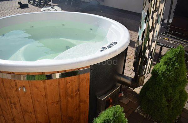 Hot tub with integral firewood stove - Image 9